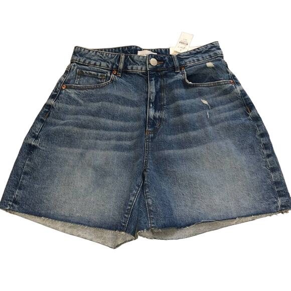 LOFT The Curvy High Waist Boyfriend Short - Picture 1 of 4